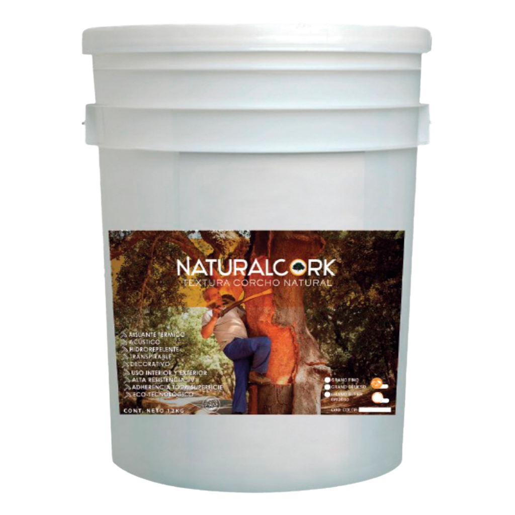 TEXTURA CORCHO NATURALCORK GRANO MEDIO TINETA 12KG