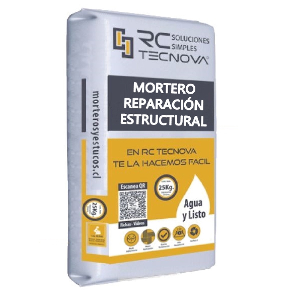 MORTERO REPARACIÓN ESTRUCTURAL H45 SACO 25KG