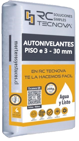 AUTONIVELANTE PISOS ALTOS ESPESORES 3-30 MM SACO 25KG