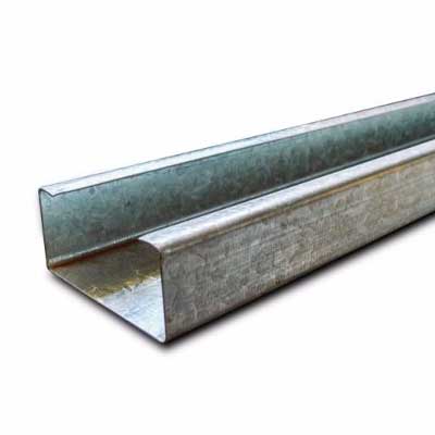 PERFIL ESTRUCTURAL ACERO GALVANIZADO C 60CA085 2,4MTS