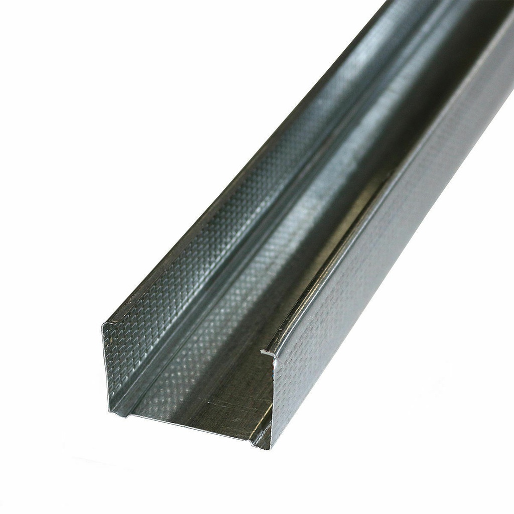 MONTANTE ECONOMICO ACERO GALVANIZADO C 31X38X0.5 X 2.4MTS