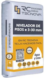 [MNE330MM25] MORTERO NIVELACIÓN DE PISOS E 3-30 MM SACO 25KG             